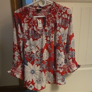 Talbots Pullover Blouse
